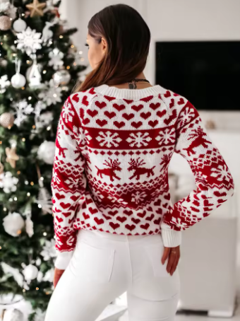 Long Sleeve Christmas Sweater for Women